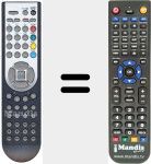 Replacement remote control for RC 1900