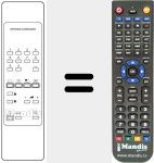 Replacement remote control for RC 300