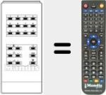 Replacement remote control for RC 4-12 FACH