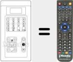 Replacement remote control for RC 4-J