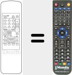 Replacement remote control for RC 4000