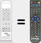 Replacement remote control for RC 5420