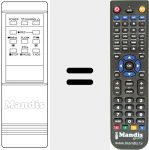 Replacement remote control for RC 68