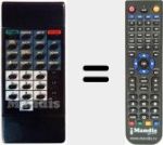 Replacement remote control for RC 7010