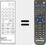Replacement remote control for RC 97