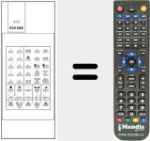 Replacement remote control for RCS 6280