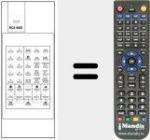 Replacement remote control for RCS 9083