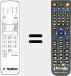 Replacement remote control for RCT 3000