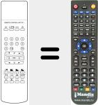 Replacement remote control for REMOTE CONTROL UNIT SF1