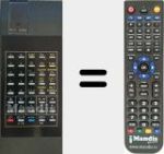Replacement remote control for RCS 6280