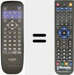 Replacement remote control for RM-22-1