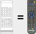 Replacement remote control for RR 5988