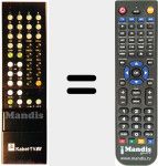 Replacement remote control for SAHT 2000