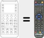 Replacement remote control for SDA 200