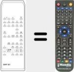 Replacement remote control for SHP 101