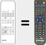 Replacement remote control for SHP 501