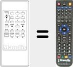 Replacement remote control for SL-500