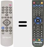 Replacement remote control for SP H5