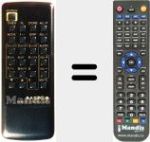 Replacement remote control for ST 8