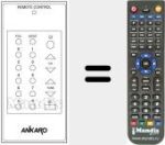 Replacement remote control for STR 550