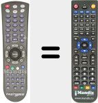 Replacement remote control for SWP-05138WJ-TSA