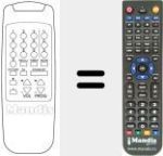 Replacement remote control for SX-8820