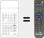 Replacement remote control for TC 123