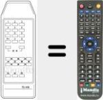 Replacement remote control for TC 115