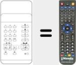 Replacement remote control for TC 122