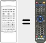 Replacement remote control for TC 190