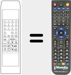 Replacement remote control for TC 20050