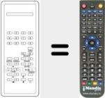 Replacement remote control for TC 30 E