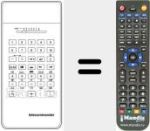 Replacement remote control for TC 360