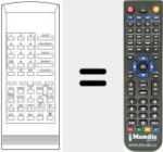 Replacement remote control for TC 7075