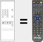 Replacement remote control for TM 20 A