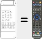 Replacement remote control for TP 859