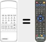 Replacement remote control for TT 14-99