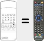Replacement remote control for TT 15-99