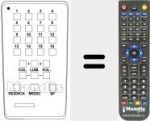 Replacement remote control for TT 5