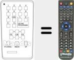 Replacement remote control for TT 30