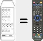 Replacement remote control for UKV 116