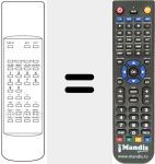 Replacement remote control for UKV 850