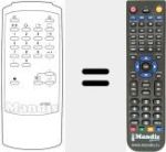 Replacement remote control for VS 079 H