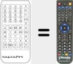 Replacement remote control for VTS 99 / 30 STEREO