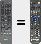 Replacement remote control for HTR-A18M (06-513W46-HT03X)