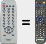 Replacement remote control for RC-CAS01 (147744412)