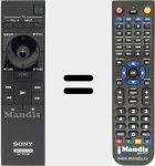 Replacement remote control for RMT-D304 (149288511)