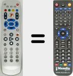Replacement remote control for RC1144201/00