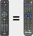 Replacement remote control for RC1314619/00 (313922867342)