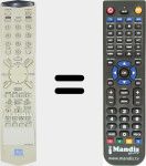 Replacement remote control for 97P1R2KCA0